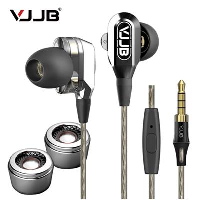 V1s Quad-core Double Moving-coil In-ear Heavy Subwoofer High Quality Headsets